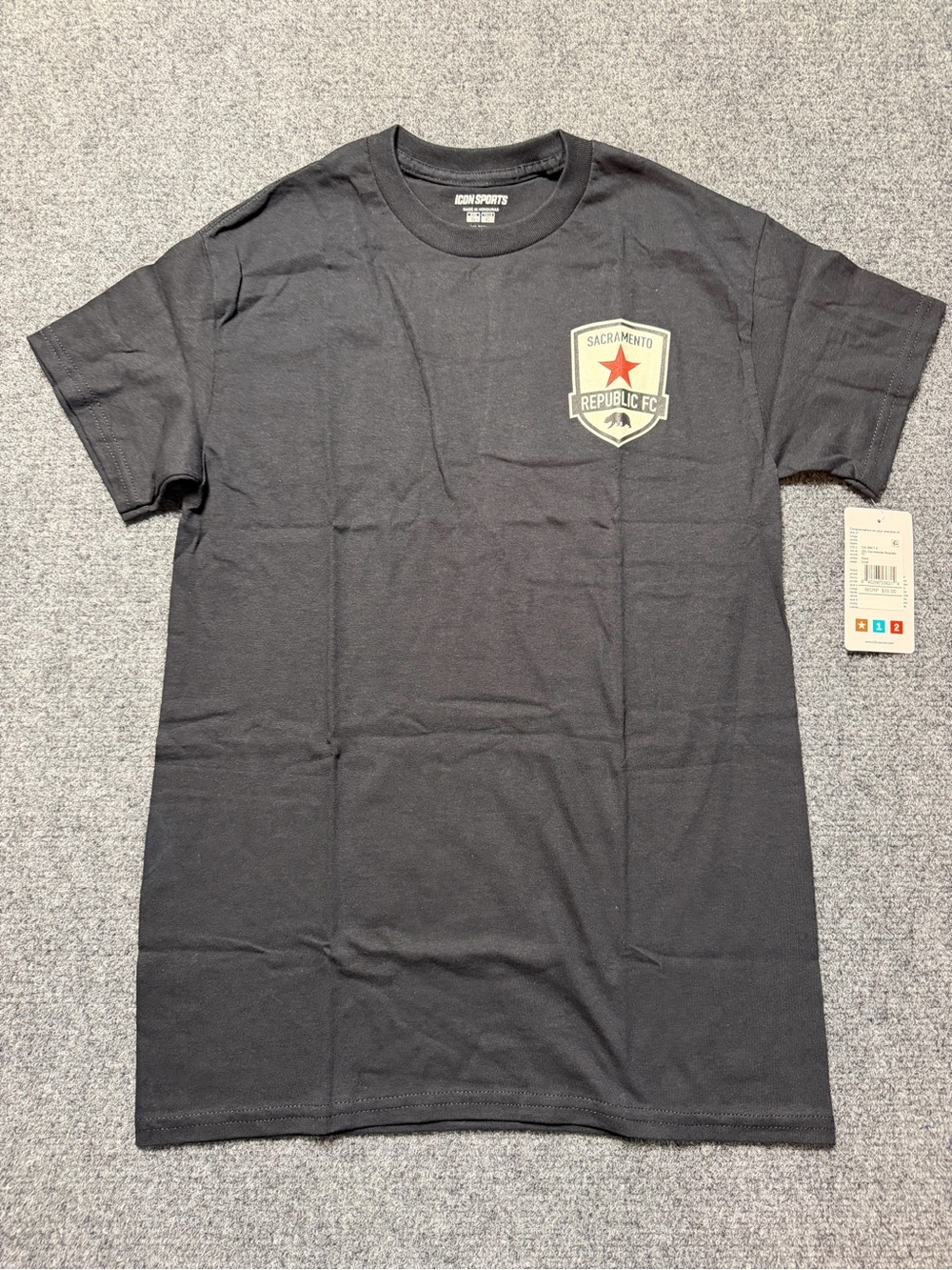 Sacramento Republic FC Tshirt Adult Size Small Soccer Fan Icon Sports